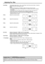 Page 2222
Adjusting Pos. /Size
While the Pos. /Size display is active, if either the N button on the remote control is pressed at any time or the ACTION 
( ) button is pressed during “Normalise”, then all adjustment values are returned to the factory settings.
Helpful Hint (  
 / Normalise 
 Normalisation)
Auto SetupAutomatically adjust H-Pos / V-Pos / Clock Phase / Dot Clock and set H-Size / V-Size the 
standard value when RGB signal is input.
Notes:
• If the dot clock frequency is 162 MHz or higher, Dot Clock...