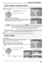 Page 431/2
PC
Off
Standby save
Off
Power management
Off
Auto power off
Off
OSD LanguageEnglish (
UK) Component/RGB-in select
RGB
Input labelSignal
Power save
Setup
3D Y/C Filter (NTSC)
Colour system
Signal
On
Auto
Cinema reality
Panasonic Auto (4 : 3)Off
4 : 3
[ 
AV  ]
P-NROff
1/2
PC
Off
Standby save
Off
Power management
Off
Auto power off
Off
OSD LanguageEnglish (
UK) Component/RGB-in select
RGB
Input labelSignal
Power save
Setup
3D Y/C Filter (NTSC) 
Colour system 
Signal 
On 
Auto 
Cinema reality 
Panasonic...