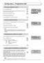 Page 1414
Tuning menu – Programme edit
Note:
When a programme position is locked, Direct Channel Access 
using the C and numeric buttons on the remote control is not 
available.
Copying programme information to a recording device
Locking a programme channel Renaming a programme channel
OK
OK
Blue
Changing the sound system for a channel
OK
Note:
This is not available when you choose Q-Link Off in Setup menu. Move to the Name column.
Choose the new character. The box at the bottom of the screen shows 
the...