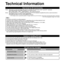 Page 5858
Technical Information
MessageMeaning
SD card slot is empty. The card is not inserted.
No photos/ No movies The card has no data or this type of data is not supported.
Cannot read file The file is broken or unreadable. The TV does not support the format.
SD Card warning messages
 Do not remove the card while the unit is accessing data (this can damag\
e card or unit). Do not touch the terminals on the back of the card. Do not subject the card to high pressure or impact. Insert the card in the correct...