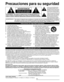 Page 784
Precauciones para su seguridad
ADVERTENCIA:Para reducir el riesgo de que se produzca un incendio ó de sufrir una\
 descarga eléctrica, no exponga 
este aparato a la lluvia ni a la humedad. No ponga encima del aparato (\
incluyendo estanterías que se 
encuentren encima del mismo, etc.) recipientes con agua (floreros, taz\
as, cosméticos, etc.).
Instrucciones de seguridad importantes
1)    Lea estas instrucciones.
2)     Guarde estas instrucciones.
3)   Cumpla con todas las advertencias.
4)   Siga todas...