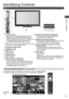 Page 11Identifying Controls
11
Identifying Controls
About the Operation Guide - On Screen Displays
The operation Guide is displayed at the bottom of the on Screen Displays.
The button used on this screen and manner of operation is displayed.
INFO
TV
EXIT
RETURNRGY BOPTION
Example: Media Player
OPTIONSD Card
EXIT
Select
RETURN
Media Player
  PhotoAll photos
Slideshow View Select Drive Select Contents SelectInfo View
Option MenuOperation 
Guide
TV
7
8 4
51
2
3
6
9
1011 12 13
1 Function select
• [Volume] /...