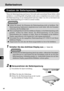 Page 6060
G
Batteriestrom
Ersetzen der Batteriepackung
Wenn die Batteriepackung nach kurzer Zeit nicht mehr ausreichend Strom liefert, selbst
nachdem es vorschriftsgemäß voll geladen wurde, muss es möglicherweise ersetzt werden.
Die Batteriepackung ist ein Verbrauchsteil und muss daher von Zeit zu Zeit durch eine
andere Batteriepackung (CF-VZSU21) ersetzt werden.
Achten Sie darauf, die Klemmen der Batteriepackung nicht zu berühren. Die
Batteriepackung funktioniert möglicherweise nicht mehr, falls die Kontakte...