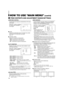 Page 1414
AREA MARKER:
Controls ON/OFF and other settings of the MARKER
SELECT, SAFETY MARKER, and ZOOM functions
included in the AREA MARKER function.
Press the 
 button to display
the setting menu illustrated
on the right.
NOTES:
• For the 4:3 screen ratio, only
SAFETY MARKER and R-
SAFETY MARKER are displayed.
• To set up non-“R-” items, press the
AREA MARKER button on the front panel. An external control
system should not be operated at this time.
• To set up “R-” items, set the AREA MARKER function to ON...