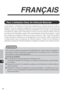 Page 20F
20
FRANÇAIS
Pour éviter de se blesser gravement ou d’enfreindre la loi, veiller à placer le moniteur à
une position visible du conducteur uniquement pour la navigation ou avec l’utilisation
de la caméra à vision arrière uniquement.
Lors de la conduite
Le conducteur ne doit pas actionner le Moniteur LCD.
(Actionner le Moniteur LCD lorsque l’on conduit est une distraction et peut entraîner
un accident).
En guise de sécurité, il est interdit de conduire avec la télévision, le lecteur vidéo ou
DVD en...