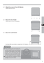 Page 7E
7
When installing the LCD monitor, lo-
cate the monitor under the dashboard
as shown in the figure to prevent the
monitor  from interrupting the sight
of the driver and to prevent the moni-
tor from being hit by direct sunlight.
Do not expose the computer to direct
sunlight or excessive heat.
4Attach the cover of the LCD Monitor
Attach the four screws.
5Mount the Sun Shade
Attach the two screws (included).
6Mount the LCD Monitor
CAUTION
Use these M4 screw holes to mount the LCD Monitor. 