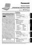 Page 1Operation
Starting Up/Shutting Down ............................17
Touch Pad (Basic Operation).............................20
Digitizer (Basic Operation).................................21
Operating in Tablet Mode ..............................22
Reference Manual .........................................24
Useful Information .........................................25
OPERATING INSTRUCTIONS
Personal Computer
Appendix
LIMITED USE LICENSE AGREEMENT ........36
Hard Disk Backup Function...