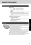 Page 2525
Operation
Useful Information
Environment
In use: Temperature: 5 °C to 35 °C  {41 °F to 95 °F}
Humidity     : 30% to 80% RH  (No condensation)
Not in use: Temperature: -20 °C to 60 °C  {-4 °F to 140 °F}
Humidity     : 30% to 90% RH  (No condensation)
Usage Environment
NOTE
Only use the computer within the allowable temperature range.
When the computer is left powered on in a low temperature environment, set [Turn off
hard disks] to [Never] in the following menu to avoid damage to the hard disk drive....