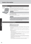 Page 2626
Operation
Useful Information
Touch Pad
 page 20
Maintenance
Areas excluding the display
Wipe these areas with a soft cloth, after applying water or detergent diluted with water to the
soft cloth and firmly wringing out excess water. Display
Use the Soft Cloth included with the computer. (For more information, refer to “Suggestions
About Cleaning the LCD Surface” that comes with the Soft Cloth.)
If the Protective Film becomes damaged, it may be time to replace your Protective Film. The
Protective Film...