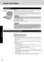 Page 2626
Operation
Useful Information
Touch Pad
 page 20
Maintenance
Areas excluding the display
Wipe these areas with a soft cloth, after applying water or detergent diluted with water to the
soft cloth and firmly wringing out excess water. Display
Use the Soft Cloth included with the computer. (For more information, refer to “Suggestions
About Cleaning the LCD Surface” that comes with the Soft Cloth.)
If the Protective Film becomes damaged, it may be time to replace your Protective Film. The
Protective Film...