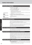 Page 2424
Operation
When Disposing of or Transferring Ownership of This Device
When disposing of or transferring ownership of this device, erase all data on the hard disk in order
to prevent the theft of hard disk data. Even if you delete data or initialize the hard disk through
normal Windows commands, data can still be read using special software. In order to erase all
data, either have the data erased by a specialist (at a charge) or use the hard disk data erase utility
(included) (
 page 41).  (Note that...