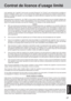 Page 2727
Appendix
A. MEI vous octroie par les présentes le droit et la licence personnels, non cessibles et non exclusifs d’utiliser les
Logiciels conformément aux termes, clauses et conditions de ce Contrat. Vous reconnaissez ne recevoir qu’un
droit limité d’utiliser les Logiciels et la documentation les accompagnant et vous vous engagez à n’obtenir aucun
droit de titre, propriété ni aucun autre droit vis-à-vis des Logiciels et de la documentation les accompagnant ni
vis-à-vis des algorithmes, concepts,...