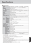 Page 3939
Appendix
Model No.
CPU
Memory
Video Memory
LCD Type
Displayed Colors*3
External Display
Hard Disk Drive
Keyboard
Pointing Device
Speaker
Sound
Multimedia Pocket Device
Supports DVD
CD
Others
DVD-ROM read*10
CD-ROM read*10
CD-R write*11
CD-RW write
High-Speed
CD-RW write
Ultra-Speed
CD-RW write
PC Card Slots
Allowable current
(total for two slots)
RAM Module Slot*12
SD Memory Card Slot*13
InterfaceExternal Display Port
Serial Port
Microphone Jack*14
Headphone Jack
Expansion Bus
Connector
USB Ports
I/O...