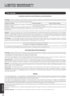 Page 4242
Appendix
PANASONIC COMPUTER AND PERIPHERALS LIMITED WARRANTY
Coverage – Panasonic Canada Inc. (“PCI”) warrants to you, the first end user customer, this computer product (excluding software media), when
purchased from PCI or from a PCI authorized reseller, to be free from defects in materials and workmanship under normal use, subject to the terms
set forth below, during the period of warranty coverage specified.
Remedy – In the event of a warranty claim, contact PCI’s representatives within the...