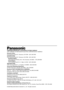 Page 54PANASONIC BROADCAST & TELEVISION SYSTEMS COMPANY
UNIT COMPANY OF MATSUSHITA ELECTRIC CORPORATION OF AMERICA
Executive Office:
One Panasonic Way 4E-7, Secaucus, NJ 07094   (201) 348-7000
EASTERN ZONE: 
One Panasonic Way 4E-7, Secaucus, NJ 07094   (201) 348-7621
Southeast Region:
1225 Northbrook Parkway, Ste 1-160, Suwanee, GA 30024   (770) 338-6835
Central Region:
1707 N Randall Road E1-C-1, Elgin, IL 60123   (847) 468-5200
WESTERN ZONE: 
3330 Cahuenga Blvd W., Los Angeles, CA 90068   (323) 436-3500...