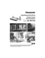 Page 1Operating Instructions
Please read this manual before using and save this manual for future reference.
Wireless Camera
Monitoring System
Panasonic Network Camera Website: http://www.panasonic.com/netcam
for customers in the USA or Puerto Rico
Model No.BL-WV10A 