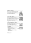 Page 130VQT4Q07 (KOR) 130
발광 각도 조절하기
플래시  헤드가 벽이나 천정을  향하도록  하여 바운스  촬영
을  합니다 . 0.5 m 에서 1.0 m 범위에서  빛을  받는  영역이  
맞지  않습니다 ; 플래시가  아래로 향하도록  합니다.
바운스 잠금  해제  버튼을  누르면서  발광 부분을 
위 /아래  및 좌 /우로  돌리십시오 .
와이드 패널 사용하기
렌즈의  초점 거리가 12 mm 보다 와이드  쪽일  때 플래시  촬영
할  경우에는  내장  와이드  패널을  사용하십시오 .
와이드 패널을 밀어서  빼고 플래시  헤드 위에  두십시
오 .
≥와이드  패널 사용  시에는  예상 범위  표시가  바뀝니다 .
≥ 발광  각도는 10 mm 및  8mm로만 설정할  수 있습니다 .
≥ 와이드  패널을 위로  기울이지  마십시오 .
≥ 렌즈의  초점 길이가  12 mm  이상이면 ZOOM  표시가 깜박입
니다 .
캐치라이트  플레이트 사용하기
플래시 빛을 반사시켜  피사체의 눈에 빛을...
