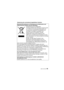 Page 4545 (GER) VQT4Q07
-Bedeutung des nachstehend abgebildeten Symbols-Benutzerinformationen zur Entsorgung von elektrischen und 
elektronischen Geräten (private Haushalte) Entsprechend der grundlegenden 
Firmengrundsätzen der  Panasonic-Gruppe wurde 
ihr Produkt aus hochwertigen Materialien und 
Komponenten entwickelt und hergestellt, die 
recycelbar und wieder verwendbar sind.
Dieses Symbol auf Produkten und/oder 
begleitenden Dokumenten bedeutet, dass 
elektrische und elektronische Produkte am Ende 
ihrer...