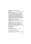 Page 6161 (SPA) VQT4Q07
LO SIGUIENTE SÓLO SE APLICA EN LOS EE. UU.
LO SIGUIENTE SÓLO INTERESA A CANADÁ.
Notas FCC:
Se ensayó este equipo y se comprobó que está de conformidad con 
los límites de un dispositivo digital de la clase B, de acuerdo con la 
Parte 15 de las Reglas FCC.
Estos límites se han ideado para proporcionar una razonable 
protección contra las interferencias dañinas en una instalación 
residencial. Este equipo genera, utiliza y puede radiar energía de 
frecuencia radio y, por si no se in stala...