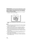 Page 106106VQT3M30
Preparazione -Controllo dell’impermeabilità della custodia-
Dopo aver installato l’O-ring, controllare che non vi siano infiltrazioni 
d’acqua immergendo la custodia in una vasca per circa 3 minuti prima 
di inserirvi una fotocamera digitale.
≥
Non utilizzare la custodia in acqua a temperatura superiore a 40 °C. Il calore può 
danneggiare la custodia o causare infiltrazioni.
‘Eseguire una prova analoga dopo aver inserito la fotocamera nella custodia. 
(P107)
∫Note
≥
Se dalla custodia...