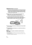 Page 9090VQT3M30
Después del uso (continuación)
≥Pulse todos los botones operacionales etc. en el estuche para sacar toda 
agua del mar. En el caso de que de los botones no se saquen los cristales 
de sal etc., éstos se endurecerán y los botones dejarán de ser operables.
≥No limpie el estuche con agua de chorro rápido o presurizada etc. ya que 
eso podría causar infiltración de agua.
2Saque el agua con un trapo seco que no tenga cristales de sal 
pegados en él y, luego, seque enteramente el estuche.
≥
No seque...