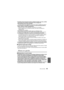 Page 43(FRE) VQT4V8343
•Si quelque chose d’anormal survient en utilisant le boîtier sous l’eau, veuillez 
suivre toutes les procédures nécessaires et les consignes de 
décompression lors de votre remontée.
–Si vous remontez trop rapidement, vous pouvez subir la maladie des caissons.•Si de la fumée ou une chaleur, une odeur ou un bruit anormal provient du 
boîtier, arrêtez de l’utiliser immédiatement.
–Cela peut causer un choc électrique, une brûlure ou un incendie.–Retirez l’appareil photo numérique du boîtier,...