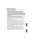 Page 115115VQT4C30
Precauzioni per l’uso
∫Trattamento dell’O-ring
≥Non utilizzare alcol, diluenti o detergenti chimici per pulire l’O-ring. Questo 
accelererebbe il danneggiamento o il deterioramento dell’O-ring.
≥Se si prevede di non utilizzare la Custodia per un periodo prolungato, 
rimuovere l’O-ring dalla sua scanalatura, applicarvi un sottile strato di grasso 
(in dotazione), collocarla nella busta di poliestere esclusiva, quindi riporla in 
un luogo fresco e al riparo dalla luce, per evitare che la...