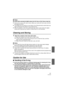 Page 2121VQT4C30
∫Notes
Be careful when removing the digital camera from the Case so that it does not get wet.
≥Remove the camera with clean hands. (Wash your hands with fresh water and then 
thoroughly dry them.)
≥Thoroughly dry any moisture on your body or hair. (Be particularly careful about any 
water coming from the sleeves of your thermal suit.)
≥When the weather or the sea is particularly bad, select a place where the digital 
camera will not get wet e.g. indoors or where there is a roof overhead....