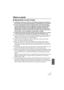 Page 4545VQT4C30
Mises en garde
∫Manipulation du joint torique
≥N’utilisez pas d’alcool, de solvant ou de nettoyant chimique pour nettoyer le 
joint torique. Ceci causera des dommages ou la détérioration du joint torique.
≥Si vous ne prévoyez pas utiliser le boîtier pendant une période prolongée, 
retirez le joint torique de la rainure, appliquez une mince couche de graisse 
(fournie), placez-le dans le sac de rangement en polyester exclusif, puis 
placez-le dans un endroit frais et sombre afin d’éviter que la...