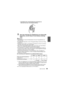 Page 59(GER) VQT4V8159
•Kontrollieren Sie, ob die Schnalle fest verschlossen ist.
Nicht den Gurt usw. in die Schnalle einführen.
5Nach dem Anbringen der Digitalkamera ein weiteres Mal 
überprüfen, ob kein Wasser in das Gehäuse eindringt. 
(S56)
Hinweise•Achten Sie darauf, dass die Schattenblende nicht durch Fingerabdrücke usw. 
schmutzig wird.
•Ein weiteres Mal überprüfen, ob der O-Ring gleichmäßig in die Nut des O-Rings 
eingesetzt ist.
•Vermeiden Sie das Öffnen und Schließen des Gehäuses an Orten mit viel...