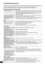 Page 2626
VQT2Z87
Before requesting service, make the following checks. If you are in doubt about some of the check points, or if the remedies indicated 
in the chart do not solve the problem, refer to “Customer Services Directory (United States and Puerto Rico)” on page 27.
This unit may become hot if used for a long period of time, however, this is not a problem for use.
Common problems with the whole system
All operations are ignored.Press [POWER 8] of the main unit for more than 10 seconds to turn the unit...