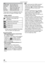 Page 36
Connecting to other equipment
LSQT1098
2/2*
CARD SIZE54 mm×85.6 mm
10×15cm100 mm×150 mm
4˝×6˝101.6 mm×152.4 mm
8˝×10˝203.2 mm×254 mm
LETTER216 mm×279.4 mm
*These items cannot be displayed when the printer does not support the paper sizes.
[PAGE LAYOUT](Possible layouts on the camera)
FSettings on the printer are prioritized
G1 page with no frame print
H1 page with frame print.
I2 pages print
J4 pages print
An item cannot be selected if the printer does not support the page layout.
n Layout...