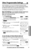 Page 5353
Advanced Operation
For assistance, please call: 1-800-211-PANA(7262)
“Base Unit Settings” (p. 53, 54, for KX-TG2700/KX-TG2720/KX-TG2730
users), “Telephone System Settings” (p. 54, 55), “Answering System Settings”
(p. 56-58, for KX-TG2730 users), and “Voice Mail Programming” (p. 59, 60, for
KX-TG2700/KX-TG2720 users) are programmed within the system.
•The displays will vary depending on which base unit model (KX-TG2700/
KX-TG2720/KX-TG2730/KX-TG2740) this handset is registered to. 
Base Unit...