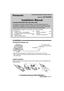 Page 1– 1 –
For assistance, please call: 1-800-211-PANA(7262)
5.8 GHz Expandable Cordless Handset
Model No. 
KX-TGA520
Installation Manual
PLEASE READ BEFORE USE AND SAVE.
This handset is an accessory cordless handset, for use with Panasonic base units 
KX-TG5200/KX-TG5202/KX-TG5210/KX-TG5212/KX-TG5213/KX-TG5230/KX-TG5240/
KX-FPG391. This installation manual only describes the steps necessary to start up the 
handset. Please read the base unit operating instructions for further details.
Installation
Connect...