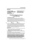 Page 13✄
Useful Information
For assistance, please visit http://www.panasonic.com/consumersupport13
Warranty
PANASONIC CONSUMER 
ELECTRONICS COMPANY, DIVISION 
OF PANASONIC CORPORATION OF 
NORTH AMERICA 
One Panasonic Way, 
Secaucus, New Jersey 07094PANASONIC PUERTO RICO, INC.
San Gabriel Industrial Park, 
Ave. 65 de Infantería, Km. 9.5,
Carolina, Puerto Rico 00985
Panasonic Telephone Products
Limited Warranty
Limited Warranty Coverage
If your product does not work properly because of a defect in materials or...