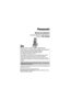 Page 1Gracias por adquirir un teléfono inalámbrico digital Panasonic.
Lea este manual de instalación antes de usar la unidad y guárdelo para 
consultarlo en el futuro.
Para obtener ayuda, visite nuestro sitio web:
http://www.panasonic.com/help para clientes de Estados Unidos o 
Puerto Rico (Sólo en inglés).Esta unidad es un auricular adicional compatible con las siguientes 
series de teléfonos inalámbricos digitales Panasonic:
KX-TG6311/KX-TG6321/KX-TG9331/KX-TG9341/
KX-TG9361/KX-TG9371/KX-TH1211
Debe...
