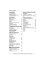 Page 2Table of Contents
2For assistance, please visit http://www.panasonic.com/phonehelp
Introduction
Feature highlights . . . . . . . . . . . . . . . . . . 3
Accessory information  . . . . . . . . . . . . . . 4
Expanding your phone system . . . . . . . . 5
For best performance . . . . . . . . . . . . . . . 8
Preparation
Setting up the handset . . . . . . . . . . . . . . 9
Battery charge  . . . . . . . . . . . . . . . . . . . . 9
Battery replacement . . . . . . . . . . . . . . . 10
Controls  . . . . . . . . ....