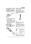 Page 9Preparation
For assistance, please visit http://www.panasonic.com/phonehelp9
Setting up the handset
Connecting the AC adaptor
LUse only the included Panasonic AC 
adaptor PQLV203.
Note:
LThe AC adaptor must remain connected 
at all times. (It is normal for the adaptor 
to feel warm during use.)
LThe AC adaptor should be connected to 
a vertically oriented or floor-mounted AC 
outlet. Do not connect the AC adaptor to 
a ceiling-mounted AC outlet, as the 
weight of the adaptor may cause it to 
become...
