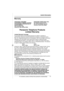 Page 71✄
Useful Information
For assistance, please visit http://www.panasonic.com/phonehelp71
Warranty
PANASONIC CONSUMER 
ELECTRONICS COMPANY, DIVISION 
OF PANASONIC CORPORATION OF 
NORTH AMERICA 
One Panasonic Way, 
Secaucus, New Jersey 07094PANASONIC PUERTO RICO, INC.
San Gabriel Industrial Park, 
Ave. 65 de Infantería, Km. 9.5,
Carolina, Puerto Rico 00985
Panasonic Telephone Products
Limited Warranty
Limited Warranty Coverage
If your product does not work properly because of a defect in materials or...