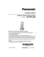 Page 1Installation Manual
Additional Digital Cordless Handset
Model No.    KX-PRLA20Thank you for purchasing a Panasonic product.
This unit is an additional handset compatible with the following series of
Panasonic Digital Cordless Phone:
- KX-PRL262/KX-PRD262
(The corresponding models are subject to change without notice.)
You must register this handset with your base unit before it can be used. This
installation manual describes only the steps needed to register and begin using
the 
handset. Please read the...