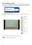 Page 1212
Use with Windows (continued)
PowerPoint Tool
Step 1. Click the Mouse icon on the task bar.
Step 2. Set “PowerPoint Tool Setting” to “On”. 
Step 3.  When a PowerPoint file is in “Slide Show mode”, the PowerPoint Tool bar appears on the right side of the 
screen.
When you quit PowerPoint mode, the PowerPoint Tool automatically disappears.
The PowerPoint Tool does not support PowerPoint 2002.
Icon Description
Shrink Tool bar
Change Tool bar side
Mouse
Mouse Right Key
Red pen
Erase
Clear all
Previous...