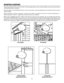 Page 4-4-MOUNTING LOCATIONS
Typical mounting locations are shown below. The mounting surface must be solid and rigid to prevent the antenna from
moving during windy conditions. 
When attaching to wood framed structures, use the center holes on the mounting base foot to fasten onto the center of
a stud or rafter.
When  attaching  to  masonry  stru c t u res,  use  the  four  outside  corner  holes  in  base  foot  and  four  appropriate Z  v
double-expansion anchors or toggle bolts with flat washers (not...