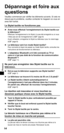 Page 34FRANÇAIS
14
Dépannage et foire aux 
questions
Veuillez commencer par vériﬁ er les éléments suivants. Si cela ne 
résout pas le problème, veuillez contacter le magasin où vous en 
avez fait l’achat.
Le Stylet tactile ne fonctionne pas.
  ►Avez-vous effectué l’enregistrement du Stylet tactile sur 
le téléviseur?
Effectuez l’enregistrement si le Stylet n’a pas été enregistré ou si vous 
n’êtes pas sûr de l’enregistrement. ( page 9)
Avant utilisation, enregistrez le Stylet au téléviseur pour le visionnage....