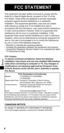 Page 4ENGLISH
4
FCC STATEMENT
This equipment has been tested and found to comply with the 
limits for a Class  B digital device, pursuant to Part   15 of the 
FCC Rules. These limits are designed to provide reasonable 
protection against harmful interference in a residential 
installation. This equipment generates, uses and can radiate 
radio frequency energy and, if not installed and used in 
accordance with the instructions, may cause harmful interference 
to radio communications. However, there is no...