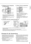 Page 55
Deutsch
• Stellen Sie die Lautsprecher so ein, daß der
Abstand zum Plasmadisplay gleichmäßig ist und
befestigen Sie die Lautsprecher mit den
Halterungsschrauben.
• Sichern Sie die obere und die untere
Montagehalterung mit den Halterungsschrauben.
• Sichern Sie den anderen Lautsprecher auf die
gleiche Weise.
4. Sichern Sie die Lautsprecher.
• Setzen Sie die Haken an der oberen und unteren
Montagehalterung in die Einhängelöcher an der
Rückseite des Plasmadisplays ein und senken Sie
den Lautsprecher ab.
•...