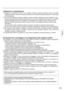 Page 4141
Italiano
Trattamento e manipolazione
1)  Scegliere con attenzione il luogo in cui si intende montare lo schermo al plasma, perché una diretta 
esposizione alla luce del sole o al calore prodotto da un termosifone potrebbe causarne lo scolorimento 
o la deformazione.
2)  Per la pulizia, strofinare lo schermo usando un panno morbido e asciutto (di cotone o flanella). In caso 
di sporco particolarmente ostinato, strofinare prima con un panno leggermente inumidito in una debole 
soluzione detergente...