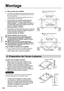 Page 5454
Français
6.  Mise en place de la tablette
 ●  La position de la tablette peut être ajustée de façon à ce 
que la partie supérieure de la tablette se trouve à 35 ou 
50 cm du sol environ.
La figure illustre un exemple de positionnement sur le 
niveau supérieur (50 cm du sol).
  
La tourner pour que le signal d’avertissement de la 
tablette préparée soit en arrière à droite, alignez le 
support de tablette 
, les orifices filetés et le montant 
, 
les orifices filetés internes droit et gauche et...