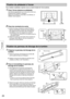 Page 20B
F
BB
Fixation du piédestal à l’écran
Pour installer le piédestal, reportez-vous au mode d’emploi de l’écran plasma.
Arrière
1  Fixez l’écran plasma au piédestal.
   Des ﬂ èches apparaissent sur le couvercle arrière aux 
emplacements indiqués ci-dessous.
Alignez les chevilles du socle 
 sur ces ﬂ èches, et 
installez l’écran plasma.
2  Fixez les montants du socle.
 (1)  Insérez les deux montants du socle  dans la 
base du socle 
 par l’arrière de l’écran plasma, 
puis utilisez les vis de ﬁ xation des...