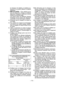 Page 16
- 16 - 

le  chargeur  de  batterie,  la  batterie  au-tonome  et  le  produit  utilisant  la  batterie autonome.
3)  MISE  EN  GARDE –  Pour  réduire  le  ris-que  de  blessures,  chargez  la  batterie autonome  Panasonic  seulement  comme indiqué à la dernière page.
  Les  autres  types  de  batteries  risquent 
d’exploser  et  de  causer  des  blessures corporelles et des dommages matériels.
4)  N
’exposez  pas  le  chargeur  à  la  pluie  ou à la neige.
5)  Pour  réduire  les  risques  de  domm ages...