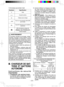 Page 23- 23 -  
11) Ne laissez pas tomber l’outil.
SymboleSigniﬁ cation
V
Volts
Courant continu 
n0Vitesse sans charge
… min-1Tours ou mouvements alternatifs  par minute
AhCapacité électrique de la batterie  autonome
Aﬁ n de réduire le risque de 
blessure, il est nécessaire que 
l’utilisateur lise et comprenne le  mode d’emploi.
 AVERTISSEMENT! 
La poussière résultant de ponçage, sciage, 
meulage, perçage à haute pression et de 
toute autre activité de construction, contient 
des produits chimiques réputés être...